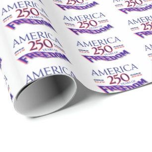 AMERICA 250 YEARS OF FREEDOM WRAPPING PAPER