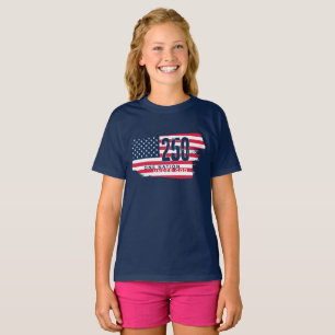 America 250 Years Retro Flag 250th Anniversary T-Shirt