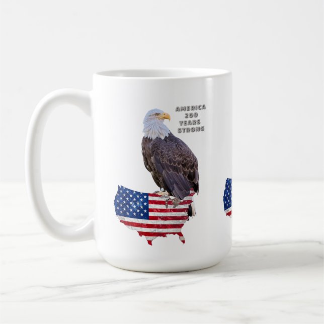America 250 years Strong Coffee Mug (Left)