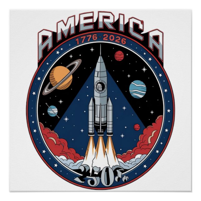 America 250th 1776 2026 poster (Front)
