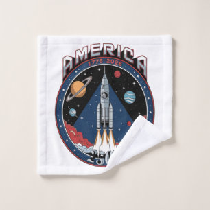 America 250th 1776 2026 wash cloth