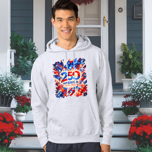 America 250th Anniversary 1776–2026 USA Patriotic  Hoodie