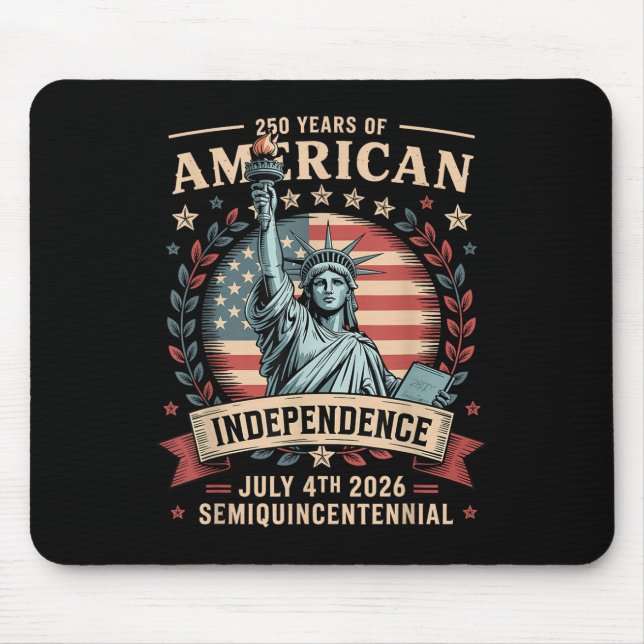 America 250th Anniversary 250 Years America  Mouse Mat (Front)