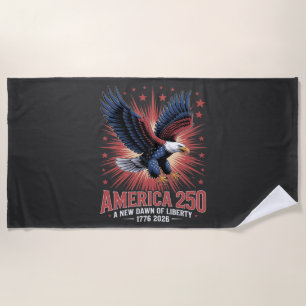 America 250th Anniversary Beach Towel