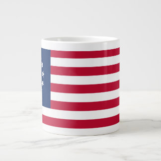 America 250th Anniversary Betsy Ross Flag Flags Large Coffee Mug