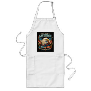 America 250th Anniversary Celebration Eagle Long Apron
