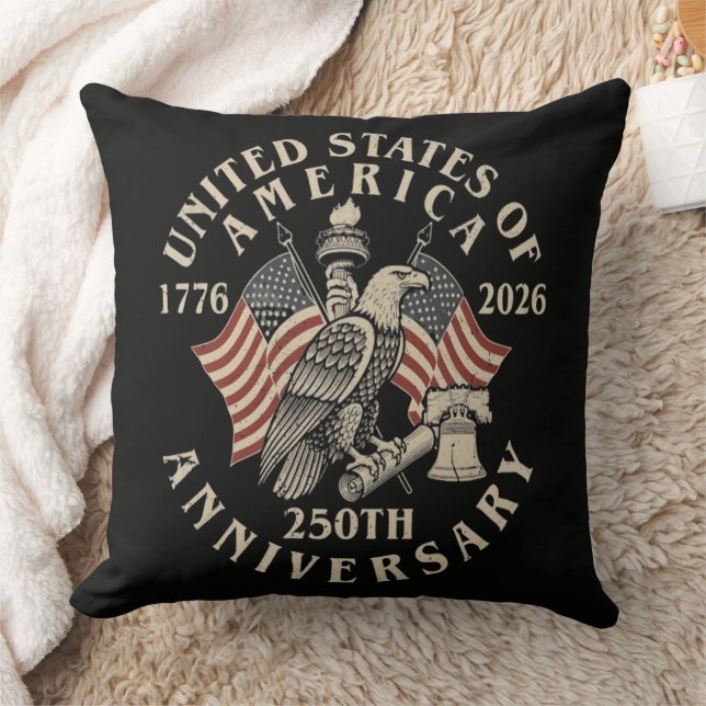 America 250th Anniversary Cushion (Blanket)