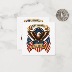 America 250th Anniversary Eagle Card
