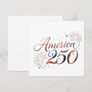America 250th Anniversary Fireworks – Elegant Invitation