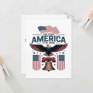 america 250th anniversary invitation