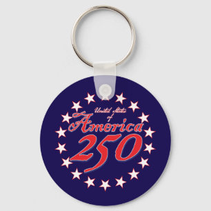 America 250th Anniversary Key Ring