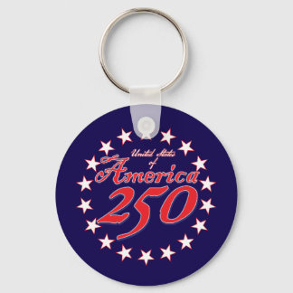 America 250th Anniversary Key Ring
