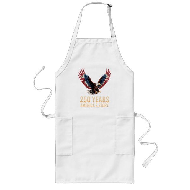 America 250th Anniversary Long Apron (Front)