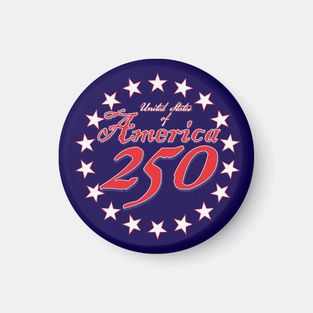 America 250th Anniversary Magnet (Front)