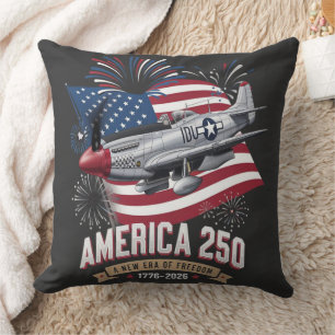 America 250th Anniversary Plane Cushion