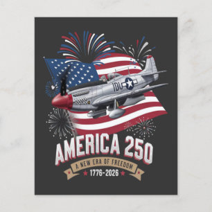 America 250th Anniversary Plane Flyer