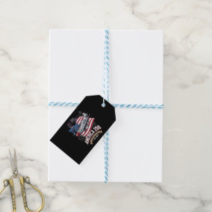 America 250th Anniversary Plane Gift Tags