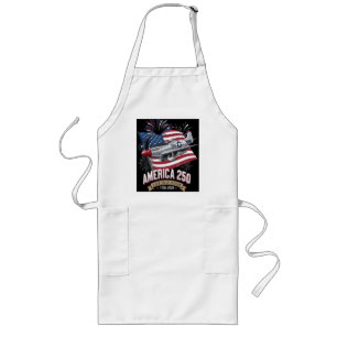 America 250th Anniversary Plane Long Apron
