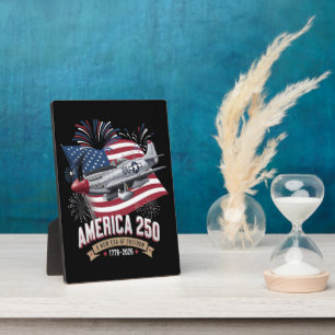 America 250th Anniversary Plane Plaque