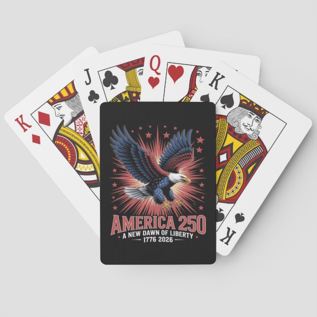 America 250th Anniversary Playing Cards (Back)