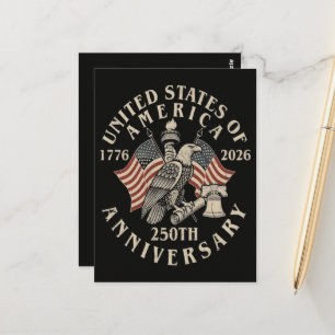 America 250th Anniversary Postcard
