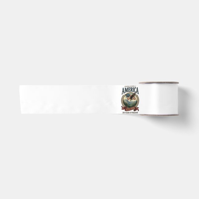 America 250th Anniversary Satin Ribbon (Front)
