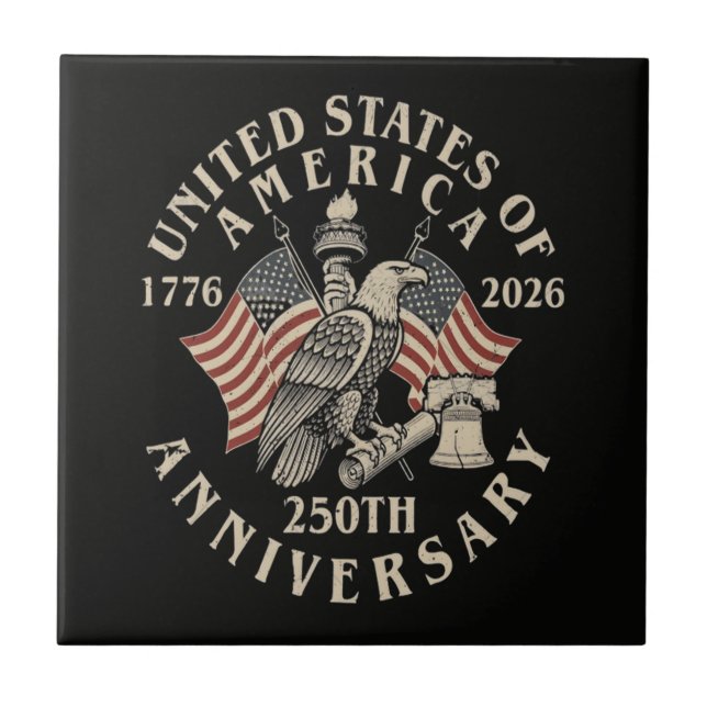 America 250th Anniversary Tile (Front)