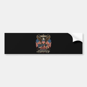 America 250th Anniversary USA 1776 2026 Bumper Sticker
