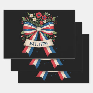 America 250th Anniversary Wrapping Paper Sheet
