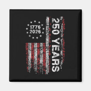 America 250th Birthday Us Flag 250 Years We The Pe Magnet