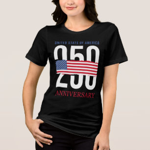 America 250th Celebration Anniversary Tribute Tri-Blend Shirt