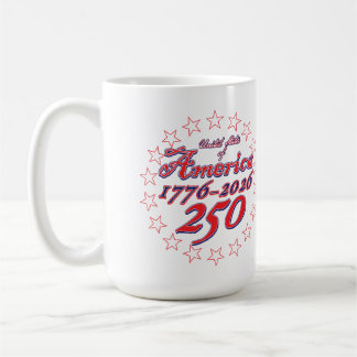 America 250th coffee mug
