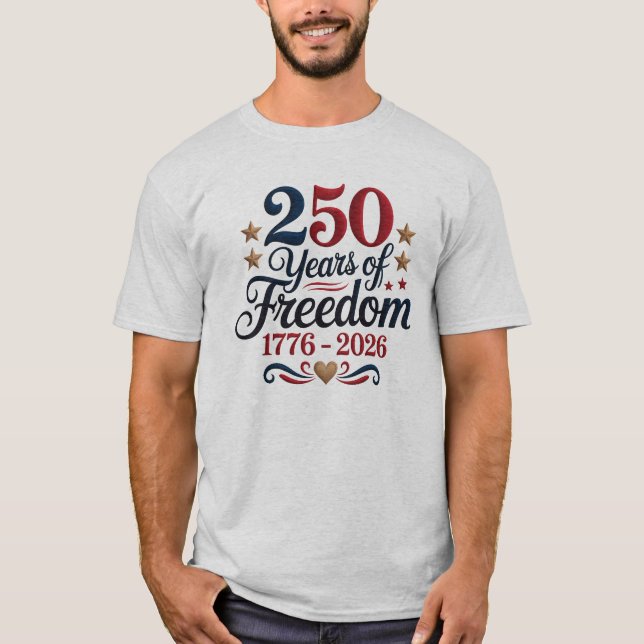 America 250th Mens Tshirt (Front)