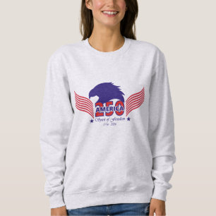 America 250th-Spirit of Freedom-Editable Back Text Sweatshirt