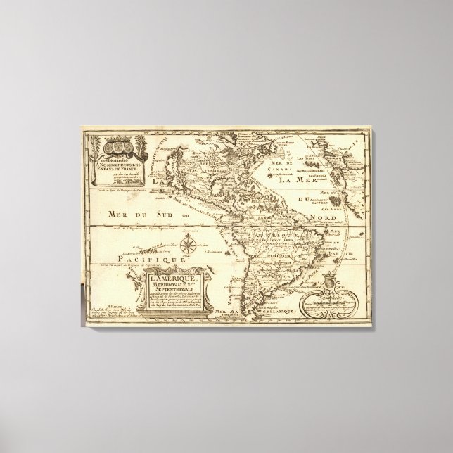 America 2 canvas print (Front)