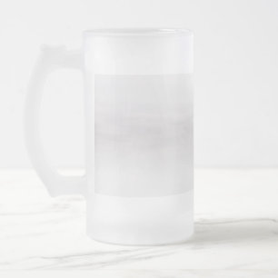 America 2 frosted glass beer mug