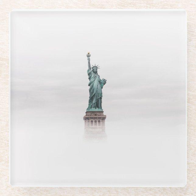 America 2 glass coaster (Front)