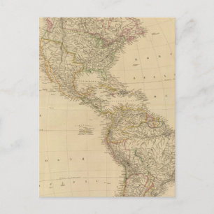 America 2 postcard