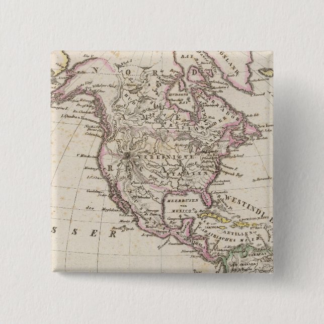 America 3 15 cm square badge (Front)