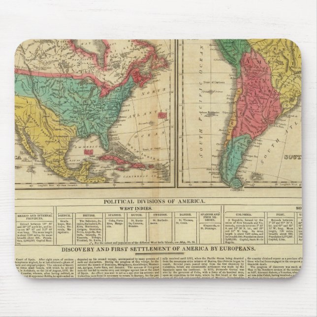 America 3 mouse mat (Front)