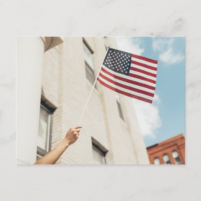 America 4 holiday postcard (Front)