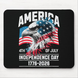 America 4TH of July Independence Day 1776-2026 Mouse Mat