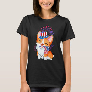 America 4th Of July Independence Day Patriotic Cor T-Shirt