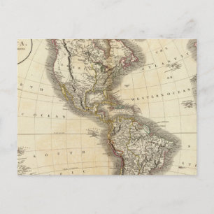 America 5 postcard