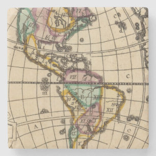 America 6 stone coaster