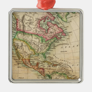 America 8 metal tree decoration