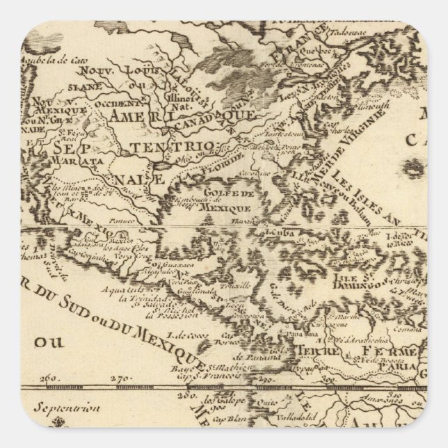 America 8 square sticker (Front)