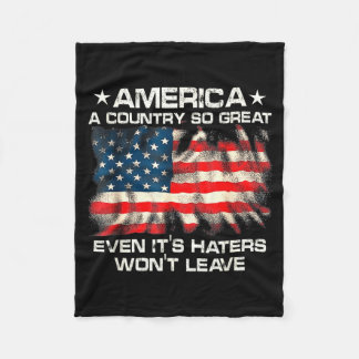 America A Country Great Even Its Haters Wont Leave Fleece Blanket
