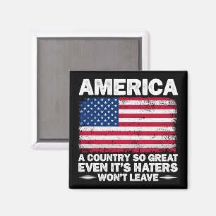 America A Country So Great Usa Flag Retired Father Magnet