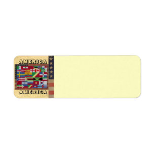 AMERICA AMERICA Address Label